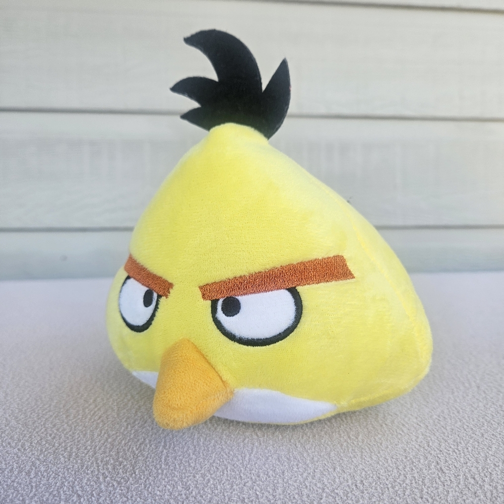 Angry Birds Yellow Chuck 8" Plush 2022 Toy Factory Stuffed Animal